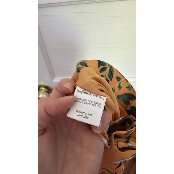 House of Harlow 1960 Revolve Floral Tie Wrap Robin Skirt in Mandarin Extra Small - Picture 11 of 11